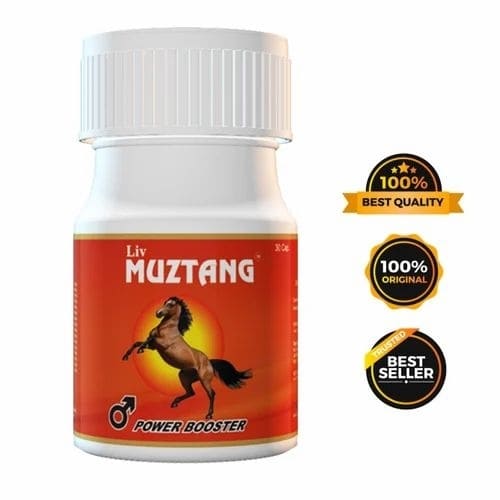 Liv MUZTANG Power Booster Capsules – Herbal Wellness Supplement, 30 Capsules - Image 3