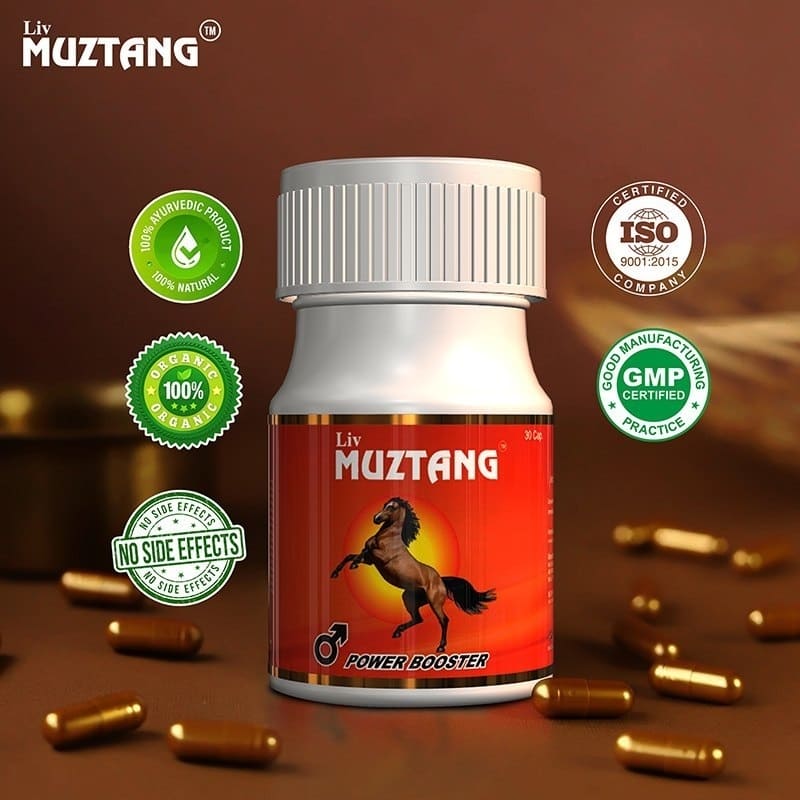Liv MUZTANG Power Booster Capsules – Herbal Wellness Supplement, 30 Capsules - Image 5