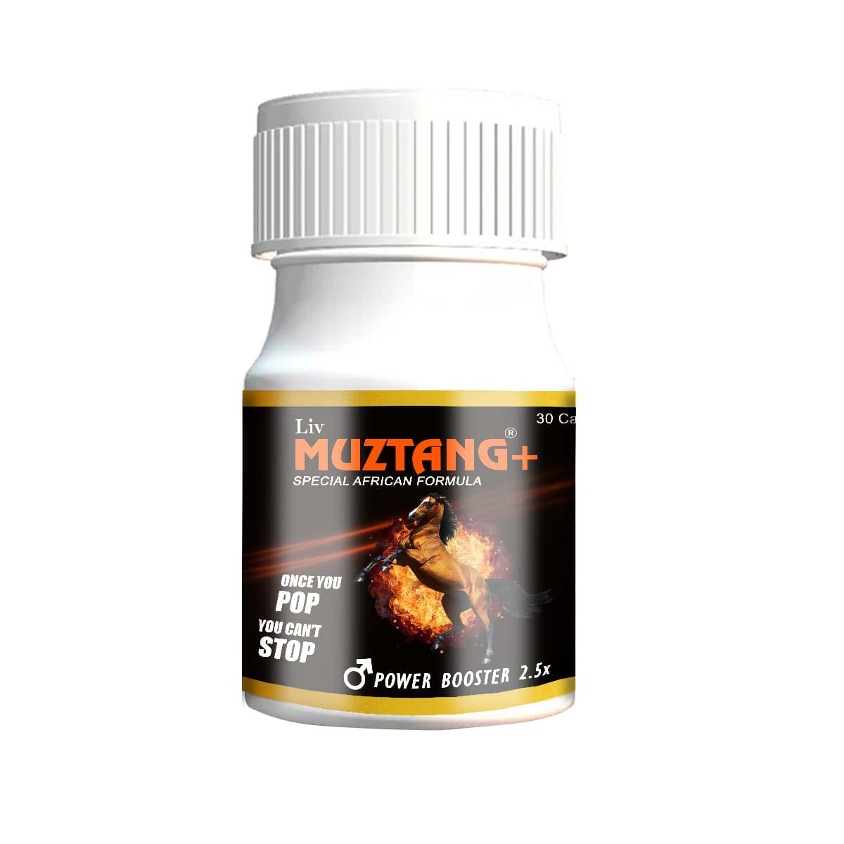 Liv MUZTANG PLUS 2.5x Advance Special African Formula Capsules – 30 Capsules
